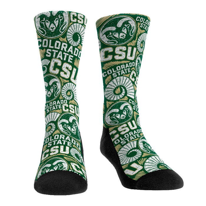 Colorado State Rams - Logo Sketch by Rock 'Em Socks