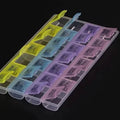 Colorful 28-Compartment Pill Organizer - Portable, Large Capacity Health Care Box by DailySale