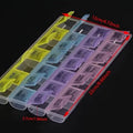 Colorful 28-Compartment Pill Organizer - Portable, Large Capacity Health Care Box by DailySale