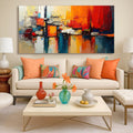 Colorful Abstract Wall Art II by Tailored Canvases