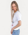 Colorful Christmas Trees Graphic Tee - White by Boutique 23