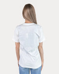 Colorful Christmas Trees Graphic Tee - White by Boutique 23