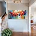 Colorful Petals Wall Art by Tailored Canvases