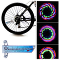 Colorful Rainbow 32 LED Wheel Signal Lights for Cycling Bikes Bicycles Outdoor by DailySale