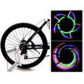 Colorful Rainbow 32 LED Wheel Signal Lights for Cycling Bikes Bicycles Outdoor by DailySale