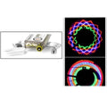 Colorful Rainbow 32 LED Wheel Signal Lights for Cycling Bikes Bicycles Outdoor by DailySale