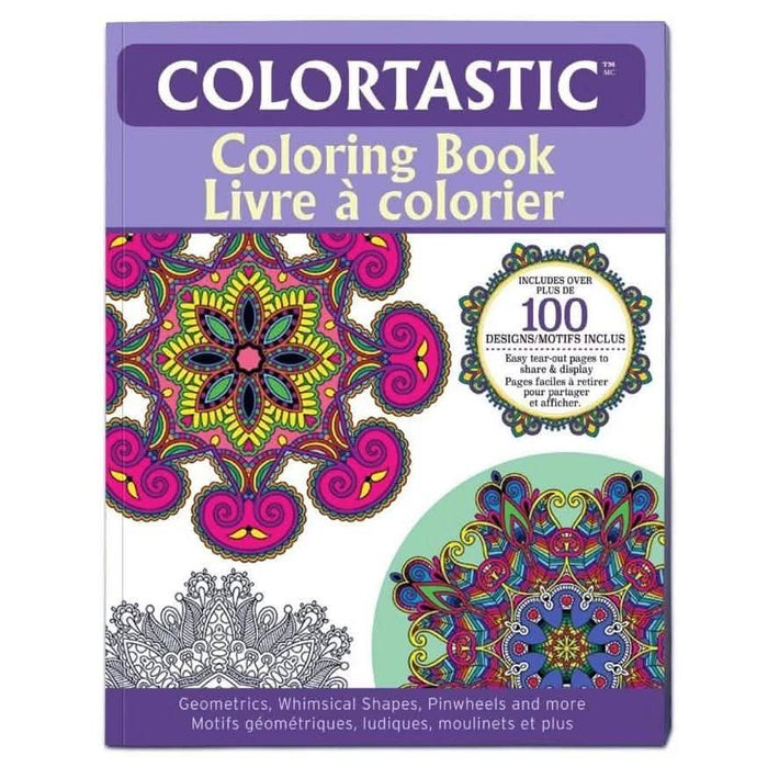Colortastic Coloring Book for Grown Ups and Adults by DailySale