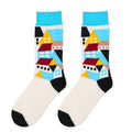 Combed Cotton Funky Casual Knee Socks - Assorted Styles by DailySale