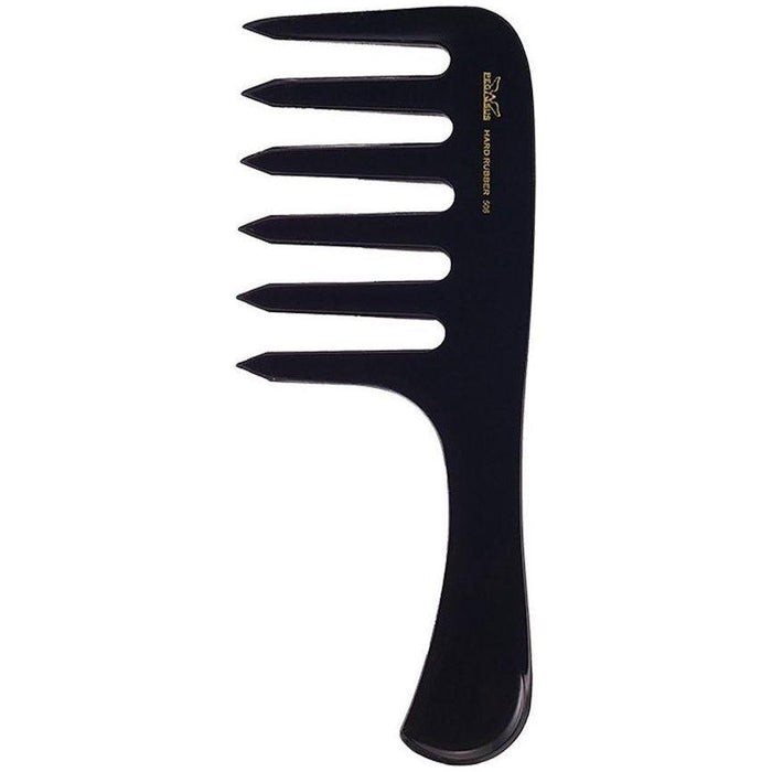 Wide Tooth 6.5 Inch Hard Rubber Comb by Pasteur Pharmacy