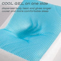 Comfort and Relax Reversible Memory Foam Gel Pillow - King by DailySale