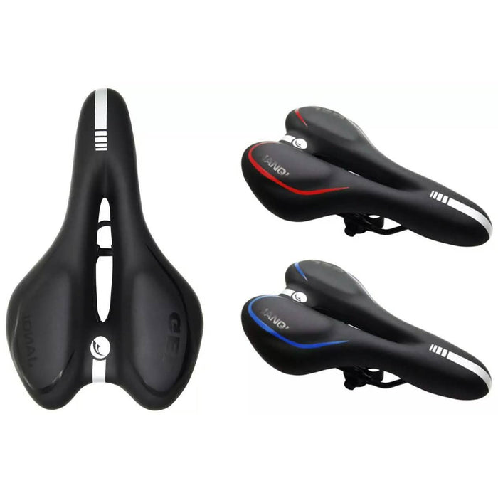 Comfortable Bike Seat - Bicycle Saddle Padded Waterproof by DailySale
