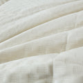 DaDa Bedding Dreamy Soft Velvet Ivory White Plush Velour Tufted Quilted Comforter Set (JHW861) by DaDalogy Bedding Collection