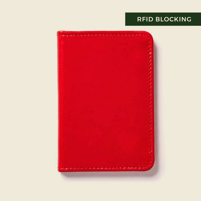 Compact Bifold with RFID Protection - Fire Red by CASUPO