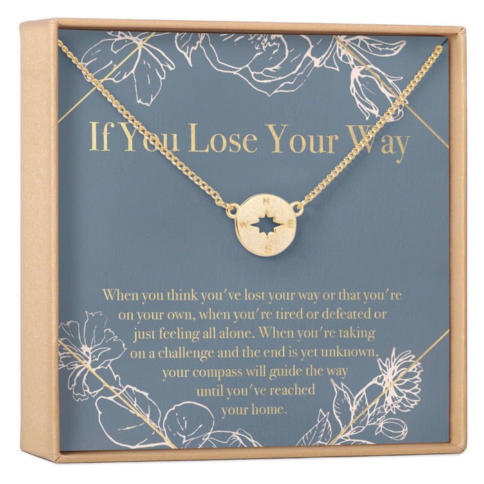 Compass Pendant Necklace by Dear Ava