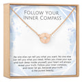 Compass Pendant Necklace by Dear Ava