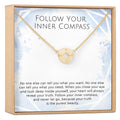 Compass Pendant Necklace by Dear Ava