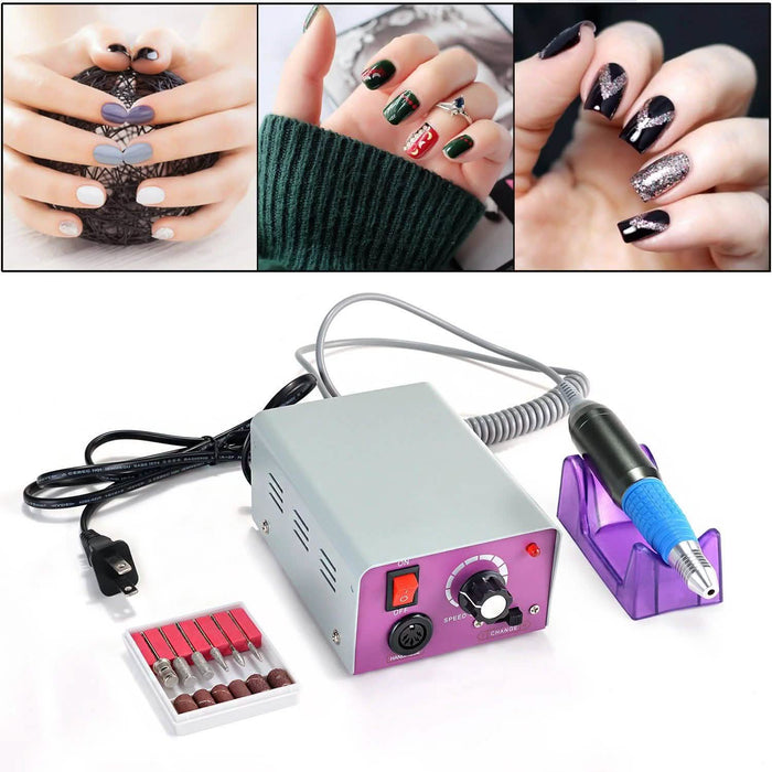 Complete Electric Nail Drill Kit Set Art File Bit Acrylic Manicure Pedicure Band by DailySale