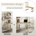 Computer Desk with 4 Tier Storage Shelves Large L-Shaped by DailySale