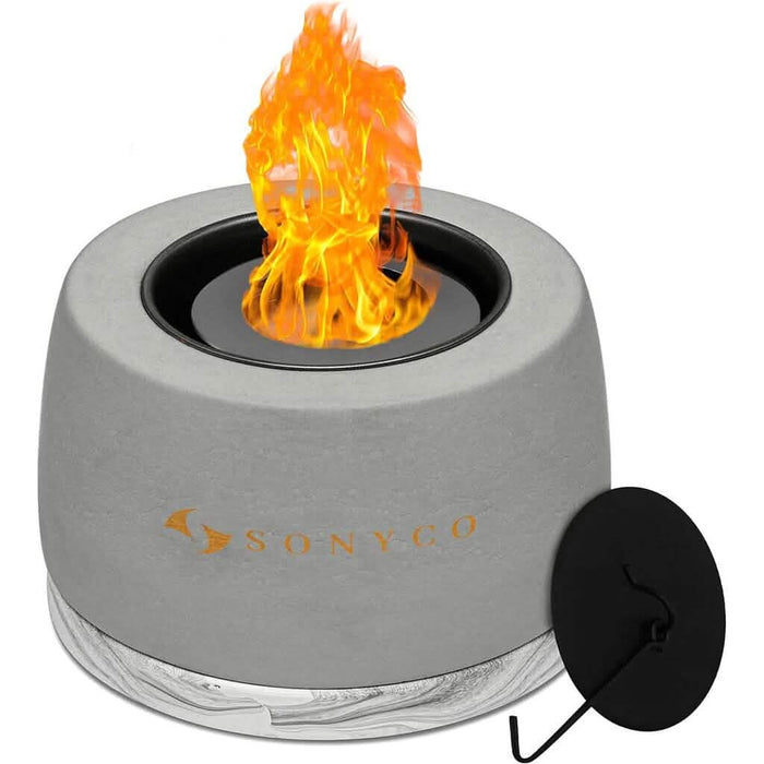 Concrete Tabletop Fire Pit by DailySale