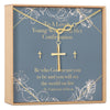 Confirmation Cross earring and Necklace Set Jewelry Set
