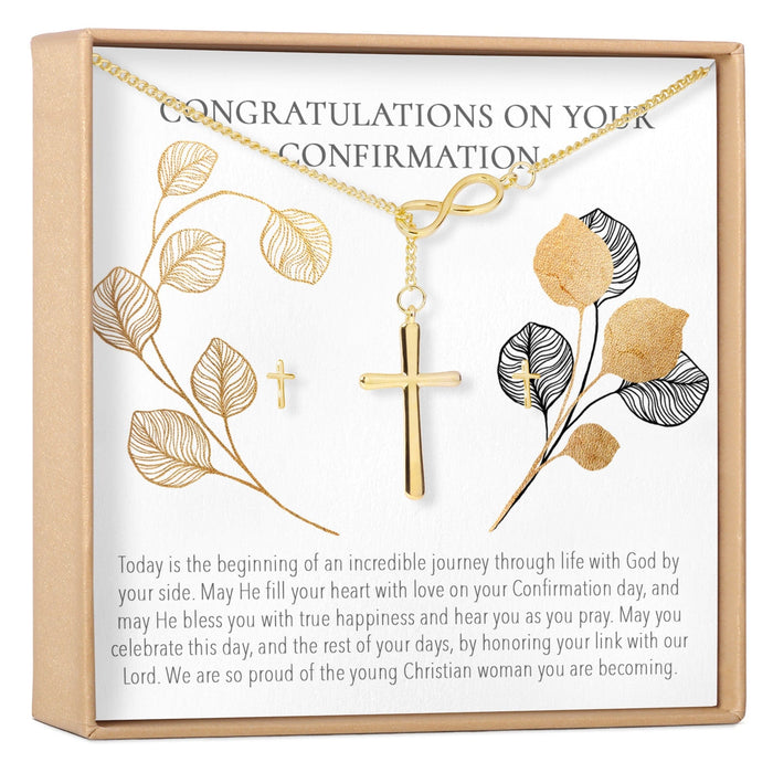 Confirmation Cross earring and Necklace Set Jewelry Set by Dear Ava