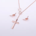 Confirmation Cross earring and Necklace Set Jewelry Set by Dear Ava