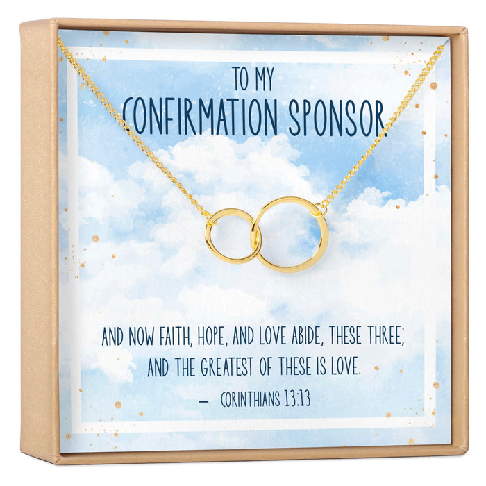 Confirmation Sponsor Necklace by Dear Ava