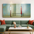 Confrontation Abstract Wall Art by Tailored Canvases