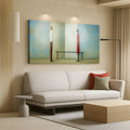 Confrontation Abstract Wall Art by Tailored Canvases