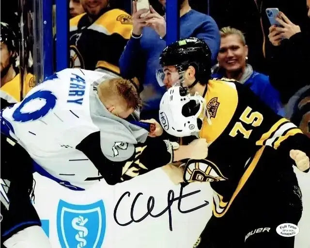 Connor Clifton Boston Bruins Autographed 8x10 Photo Full Time coa by Price Is Right Miami