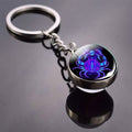 Constellation Double Side Cabochon Glass Ball Keychain by DailySale