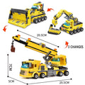 Construction Truck Building Blocks City Building Bricks Set by DailySale