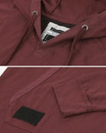 Contrast Henley Athletic T Shirt - Maroon by Boutique 23
