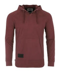 Contrast Henley Athletic T Shirt - Maroon by Boutique 23
