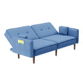 Convertible Futon Sofa Bed with 2 Pillows by DailySale