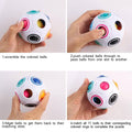 Coogam Rainbow Puzzle Ball with Pouch Color-Matching Puzzle Game by DailySale