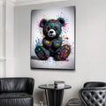 Cool Pop Teddy Wall Art by Tailored Canvases