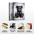 Cool Pop Teddy Wall Art by Tailored Canvases