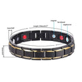 Copper Alloy Magnetic Healthy Care Stone Therapeutic Energy Healing Bracelet by DailySale