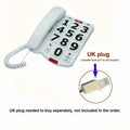 Corded Landline Telephone with Big Buttons for Seniors Home Phone by DailySale