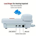 Corded Landline Telephone with Big Buttons for Seniors Home Phone by DailySale