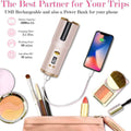 Cordless Automatic Portable Ceramic Barrel Hair Curler by DailySale