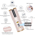 Cordless Automatic Portable Ceramic Barrel Hair Curler by DailySale