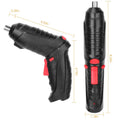 Cordless Electric Screwdriver Set with LED Work Light USB Rechargeable by DailySale