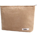 Corduroy Travel Makeup Bag, Large Capacity Travel Wash Bag by DailySale