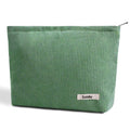 Corduroy Travel Makeup Bag, Large Capacity Travel Wash Bag by DailySale