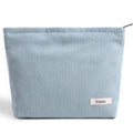 Corduroy Travel Makeup Bag, Large Capacity Travel Wash Bag by DailySale