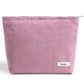 Corduroy Travel Makeup Bag, Large Capacity Travel Wash Bag by DailySale