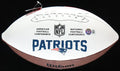 Corey Dillon Signed Patriots Logo Football (Beckett) by Price Is Right Miami