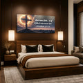 Corinthians 13:4-8 - Love Never Fails Faith Sign by Tailored Canvases